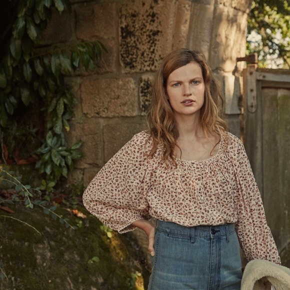 Doen Tops - Dôen Jacqui Top Rust Songbird Paisley